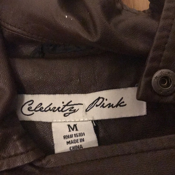 Brown Leather Jacket - Picture 3 of 3